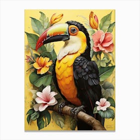 Jungle Toucan Yellow Art Print 2 Canvas Print