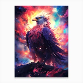 Eagle In The Sky Canvas Print