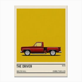 The Driver Car Canvas Print