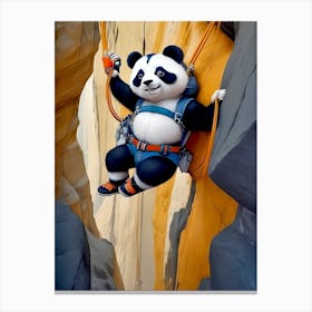 Explorer Panda, Resting Between Sky And Ground Canvas Print