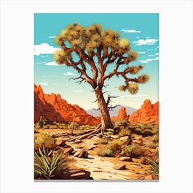 Jaegers Joshua Tree, Nat Viga Style (3) Canvas Print