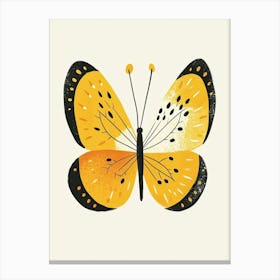 Yellow Butterfly 1 Canvas Print