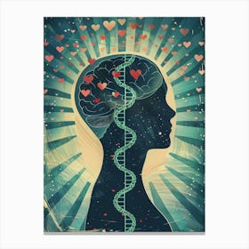 Dna Illustration 2 Canvas Print