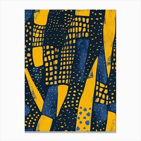 Blue And Yellow 1 Canvas Print
