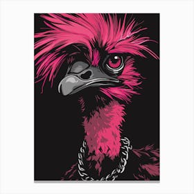 Emu punk Canvas Print