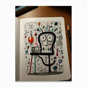 Doodle Art 1 Canvas Print