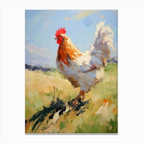 Bird Painting Chicken 1 Canvas Print