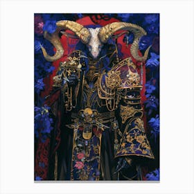 Horned Demon 1 Canvas Print