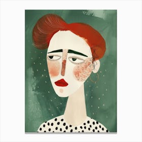 Red Haired Girl 3 Canvas Print