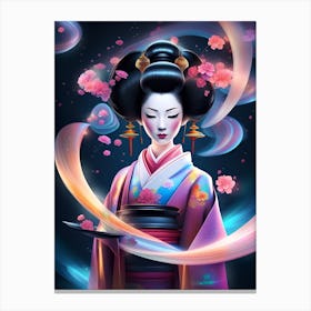 Geisha 3 Canvas Print