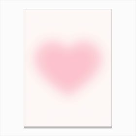 Pink Heart 1 Canvas Print