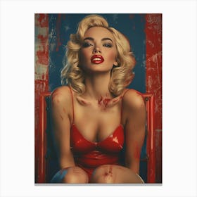 Sexy Blond Canvas Print