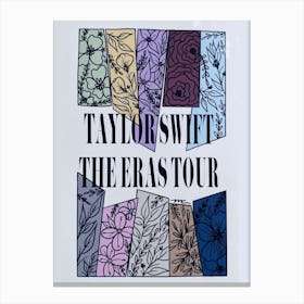 Taylor Swift The Eras Tour Canvas Print