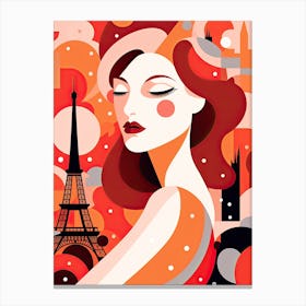 Paris Eiffel Tower 1 Canvas Print