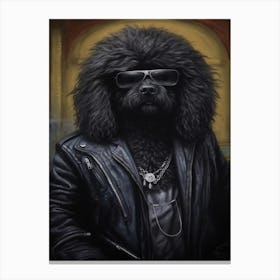 Gangster Dog Puli Canvas Print