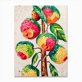 Mosaic Fruit Tree Canvas Print