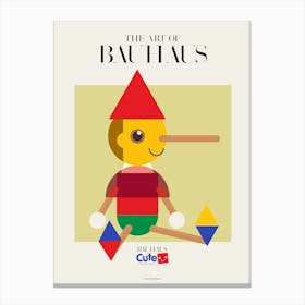 BAUHAUS FOR KIDS | PINOCCHIO Canvas Print