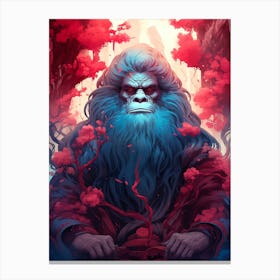 Gorilla In The Forest Canvas Print