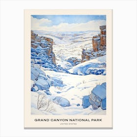 Grand Canyon National Park United States 2 Poster Canvas Print