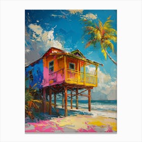 House On The Beach 3 Canvas Print