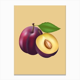 Plums 2 Canvas Print