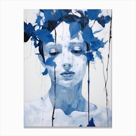 'Blue' 8 Canvas Print