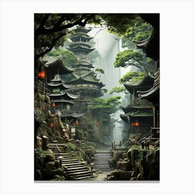 Asian Village 3 Canvas Print