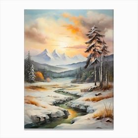 Winter Landscape 30 Canvas Print