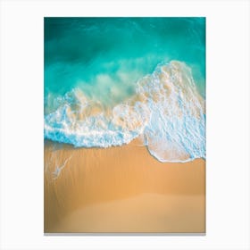 Aerial View Of A Beach 27 Canvas Print