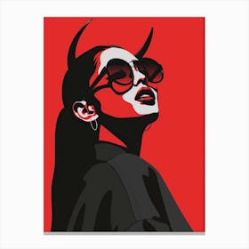 Devil Woman 2 Canvas Print