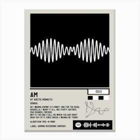 Am Album Cover Canvas Print