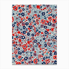 Flower Parade London Fabrics Floral Pattern 4 Canvas Print