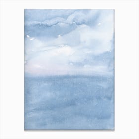 Water Baby Bubble Abstract Landscape Canvas Print