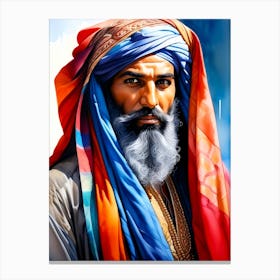 Creative Male Portrait 55 Canvas Print