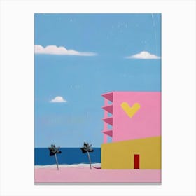 Beach House 2 Canvas Print