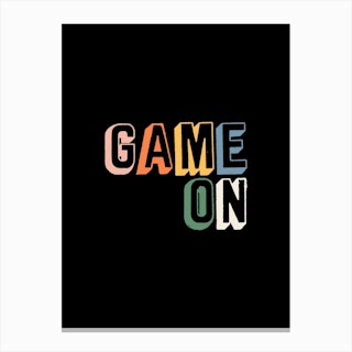 Game On Canvas Print