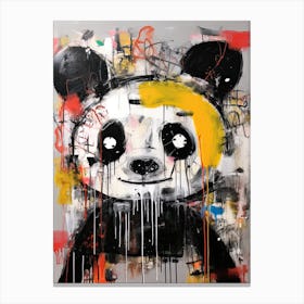 Cute panda bear Canvas Print