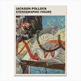 Jackson Pollock Stenographic Figure Canvas Print