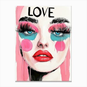 Love poster Canvas Print