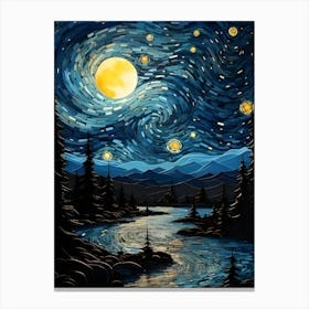 Starry Night 1 Canvas Print