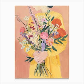 Bouquet Of Flowers 12 Canvas Print