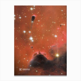 Westerhout 5 nebula. KAG2008 globule 13 — space poster Canvas Print