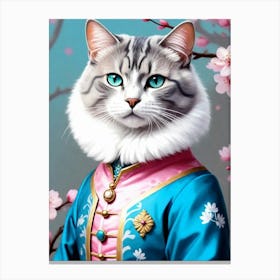 Chinese Cat 1 Canvas Print