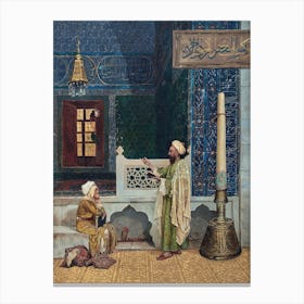 Koranic Instruction, Osman Hamdi Bey Canvas Print