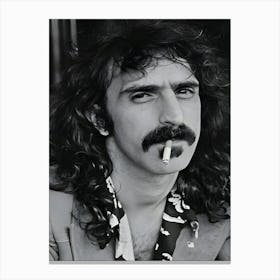 American Singer And Musician Frank Zappa Canvas Print