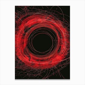 Red Circle Canvas Print