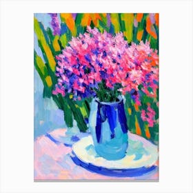 Relax And Paint Matisse Inspired Flower Canvas Print