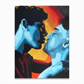 Blue Kiss Canvas Print