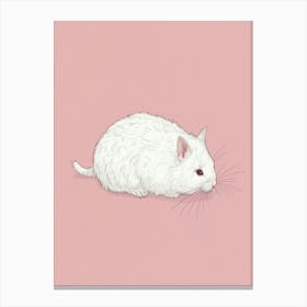 White Rat Canvas Print