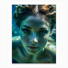 Mermaid -Reimagined 5 Canvas Print